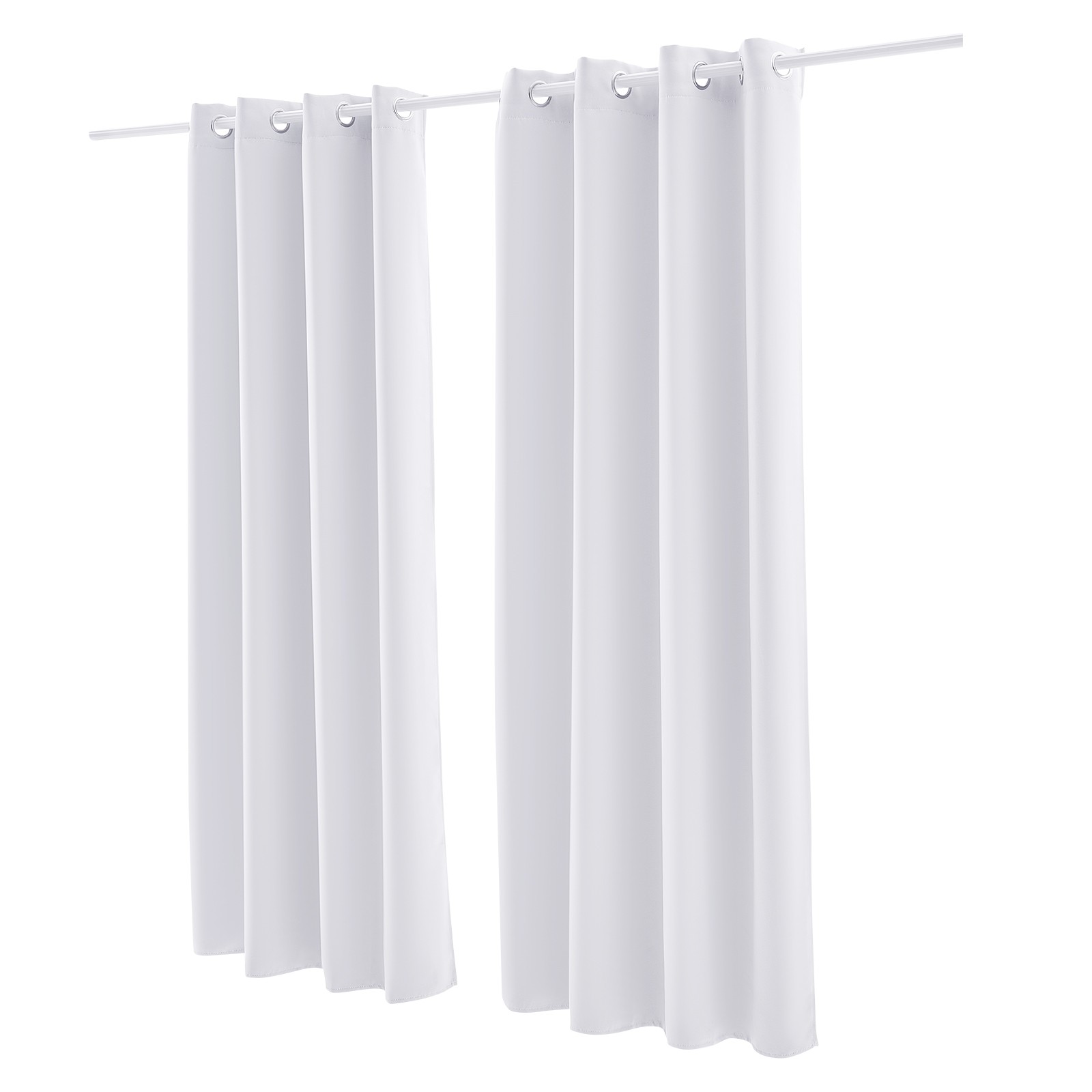 Uimoso 2-Piece Thermal Blackout Curtains with Grommets, 52×84 Inches