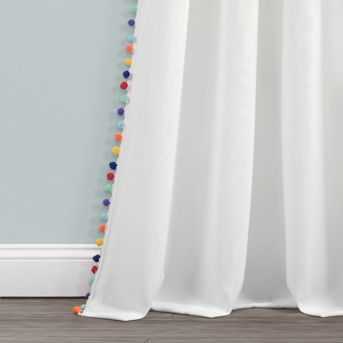 Pom Pom Window Curtain (Single Panel)