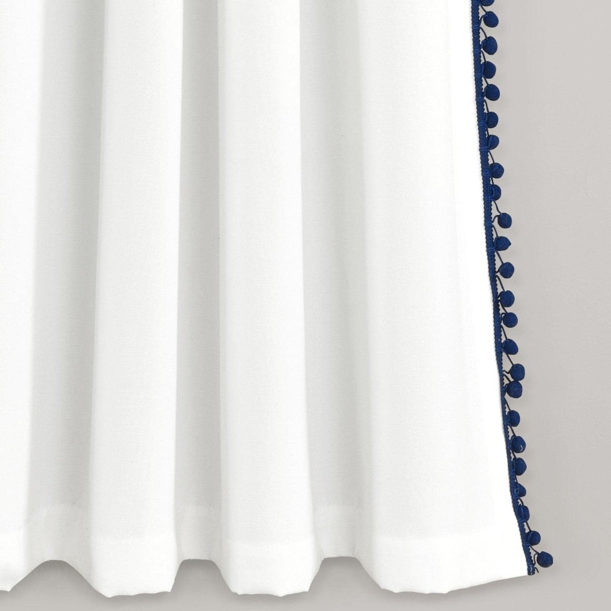 Pom Pom Window Curtain (Single Panel)