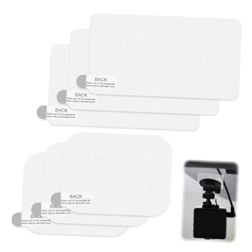 6pcs Car Windshield Sticker Shield – Clear Window Cling – Simplified