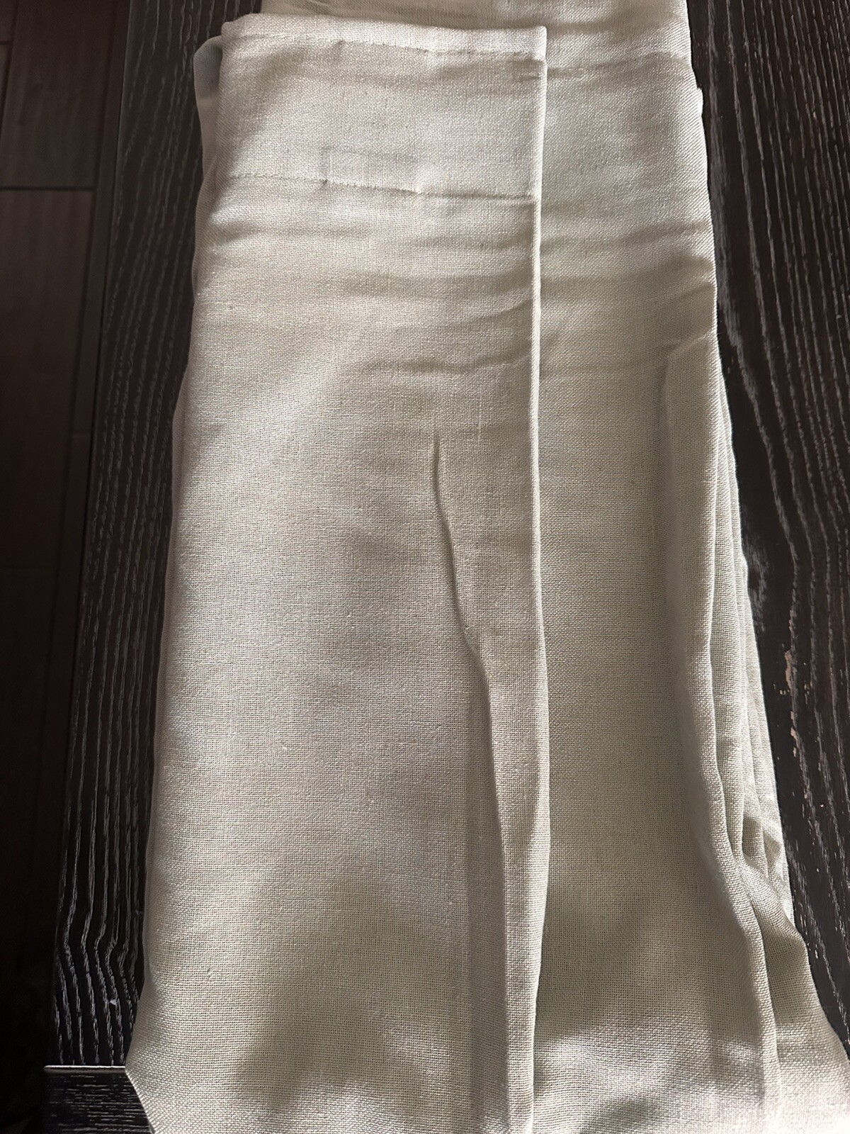Linen Blend Semi-Sheer Light Green Curtain Panels | 2 Pack | 50 X 84