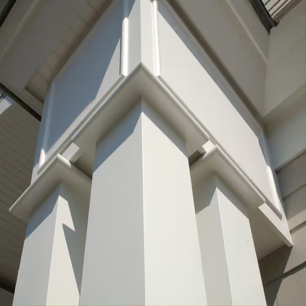 3/4 In. X 48 In. X 8 Ft. White Reversible PVC Trim/Sheet