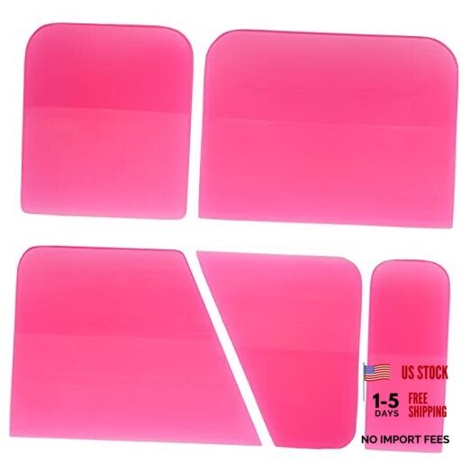 PPF Squeegee Kit – 5 in 1 Anti-Scratch Soft TPU Squeegee for Vinyl, Small