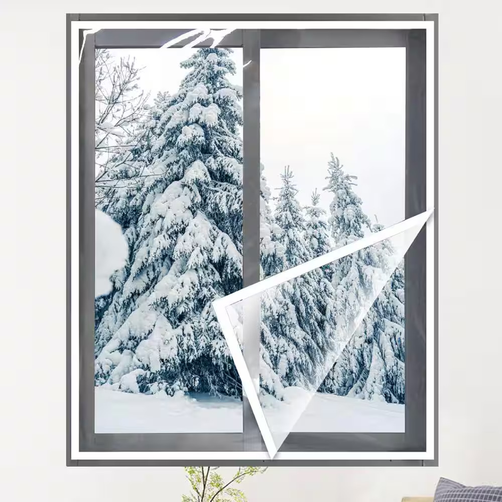 71 In. X 79 In. Indoor Window Insulation Kit for Winter Keep Cold Out