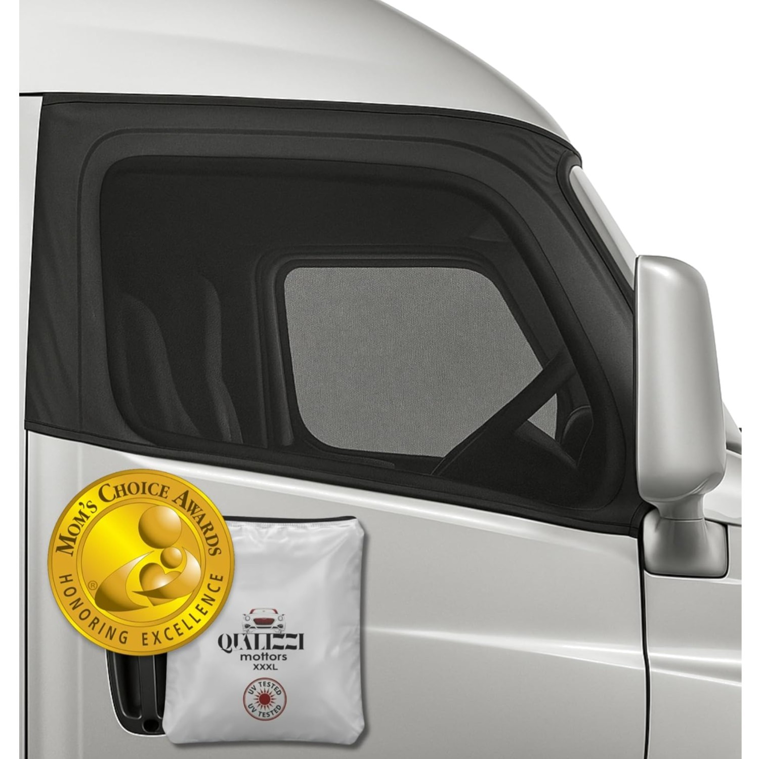 XXXXL/Truck Side Window Sun Shade 8 Sizes – Sretch-to-Fit Up to H:32” x W:51″…