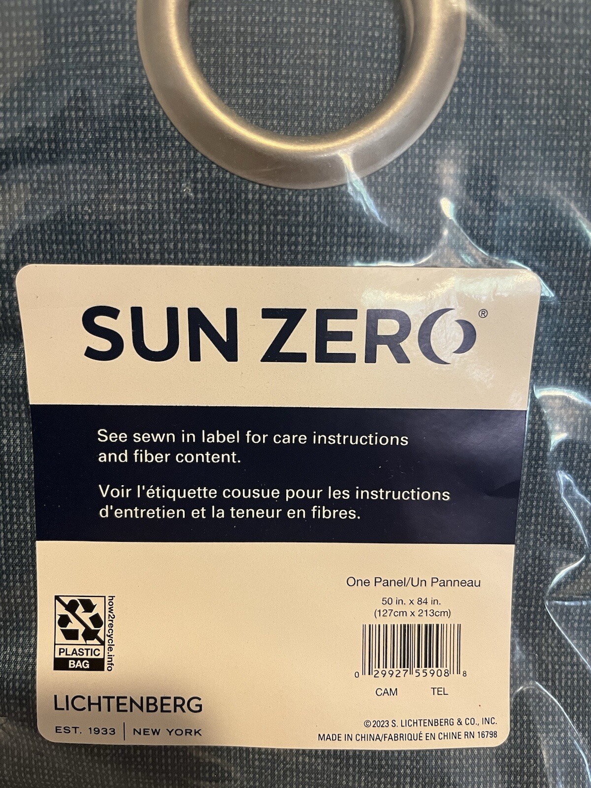 Pair – Sun Zero Lichtenberg 50” X 84” Curtains, Teal Blackout Style (1 Per pac)