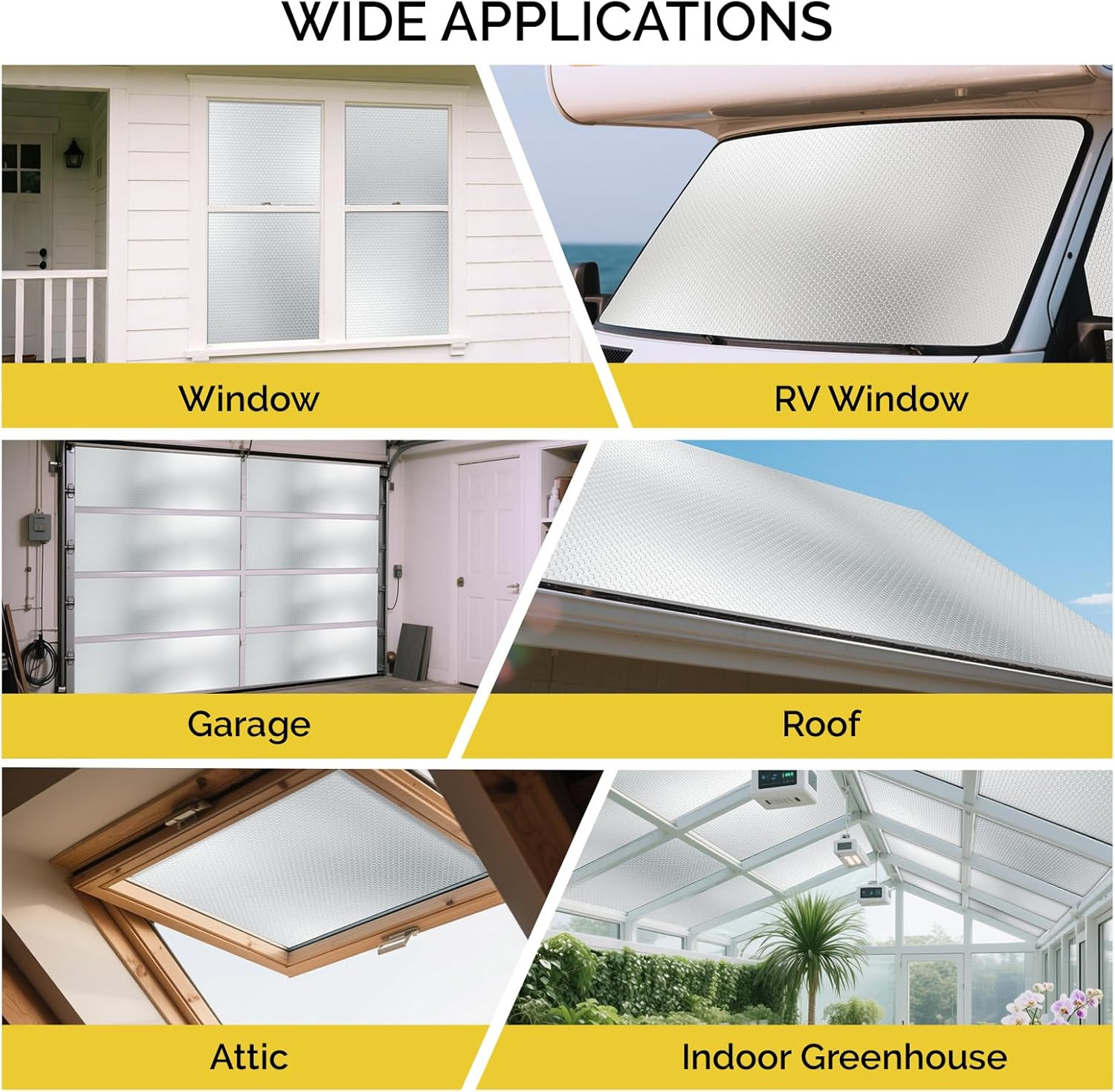 Reflective Bubble Insulation Sheet, Double Side Window Insulation