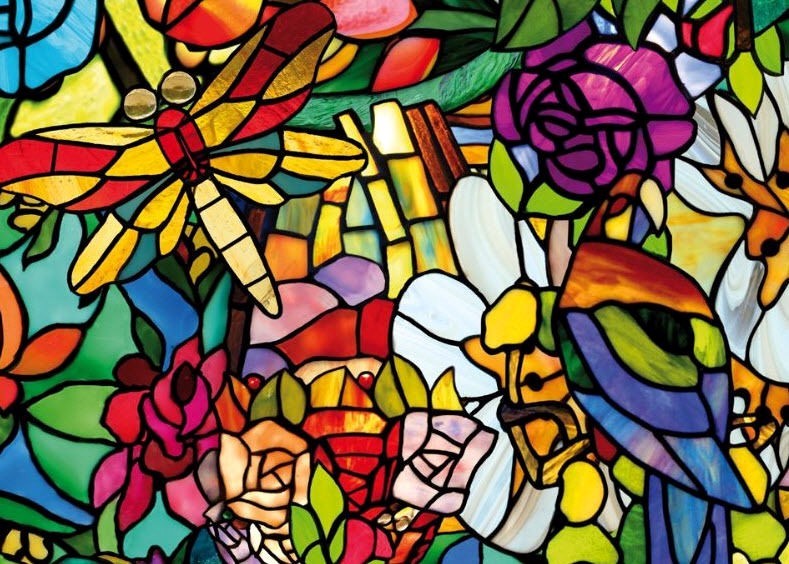 Window Film Stained Glass Self Adhesive Privacy Light Filter Cabinet Shower Door