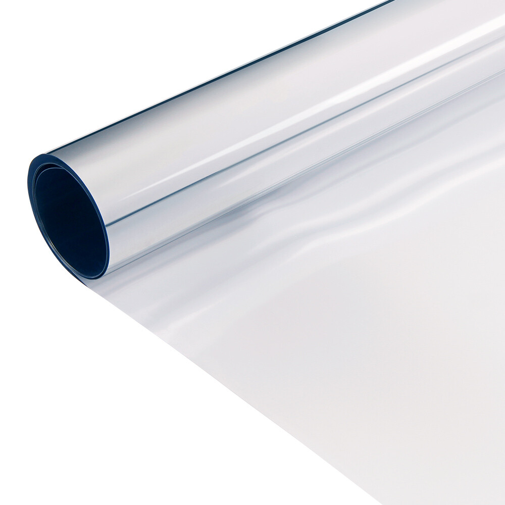 Silver Reflective Window Tinting Film Static Cling One Way Privacy Glass Decor