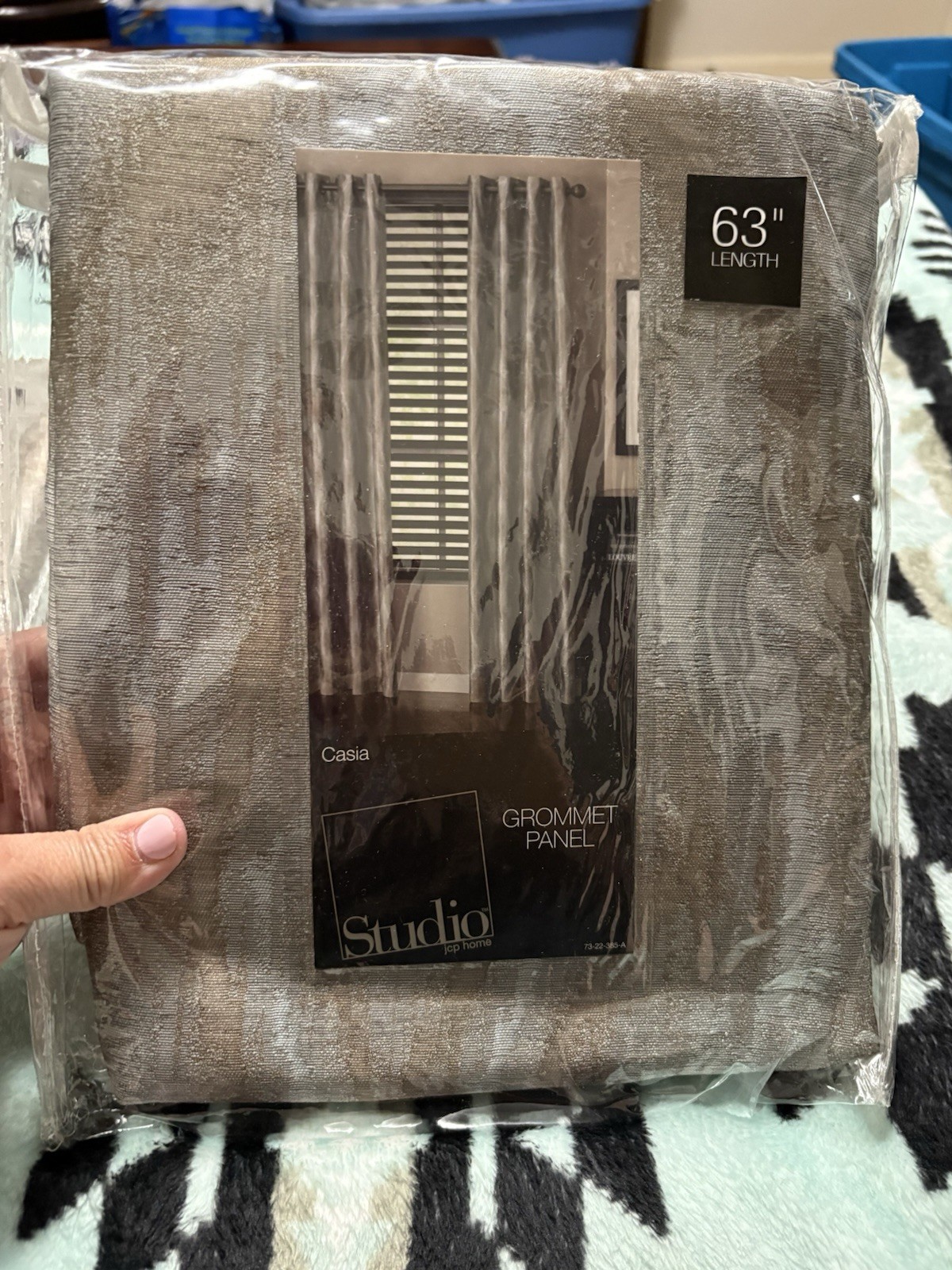(2) JCP Home Studio Grommet Curtain Panels 63” New In Packs