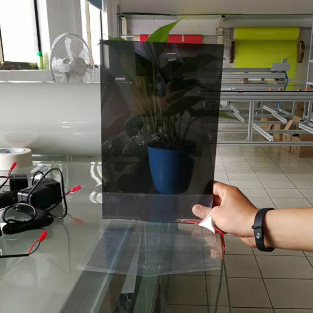 Black/White Smart Film Switchable Power on Privacy Electronic Power Custom Size