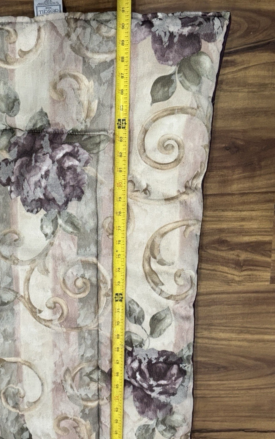 CROSCILL Chambord Rose Cassis Comforter PN#93129 See Description 91″x86″ USA