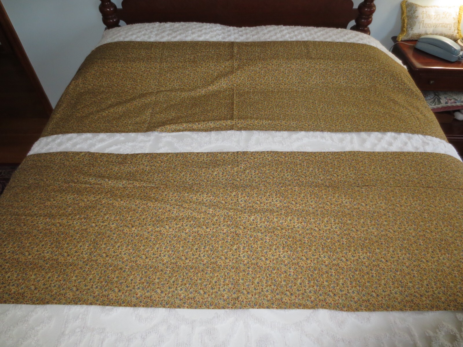 2 Handmade LINED Coordinating JIM SHORE COTTON VALANCES w/Box Top – 20.5″ x 108″