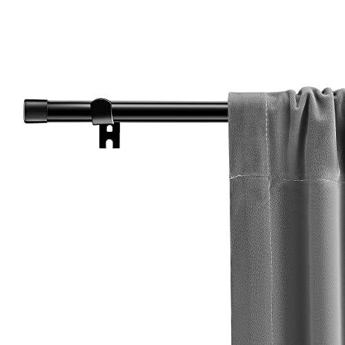 Alskarhem Black Curtain Rods for Windows 30 to 88 Assorted Sizes , Colors