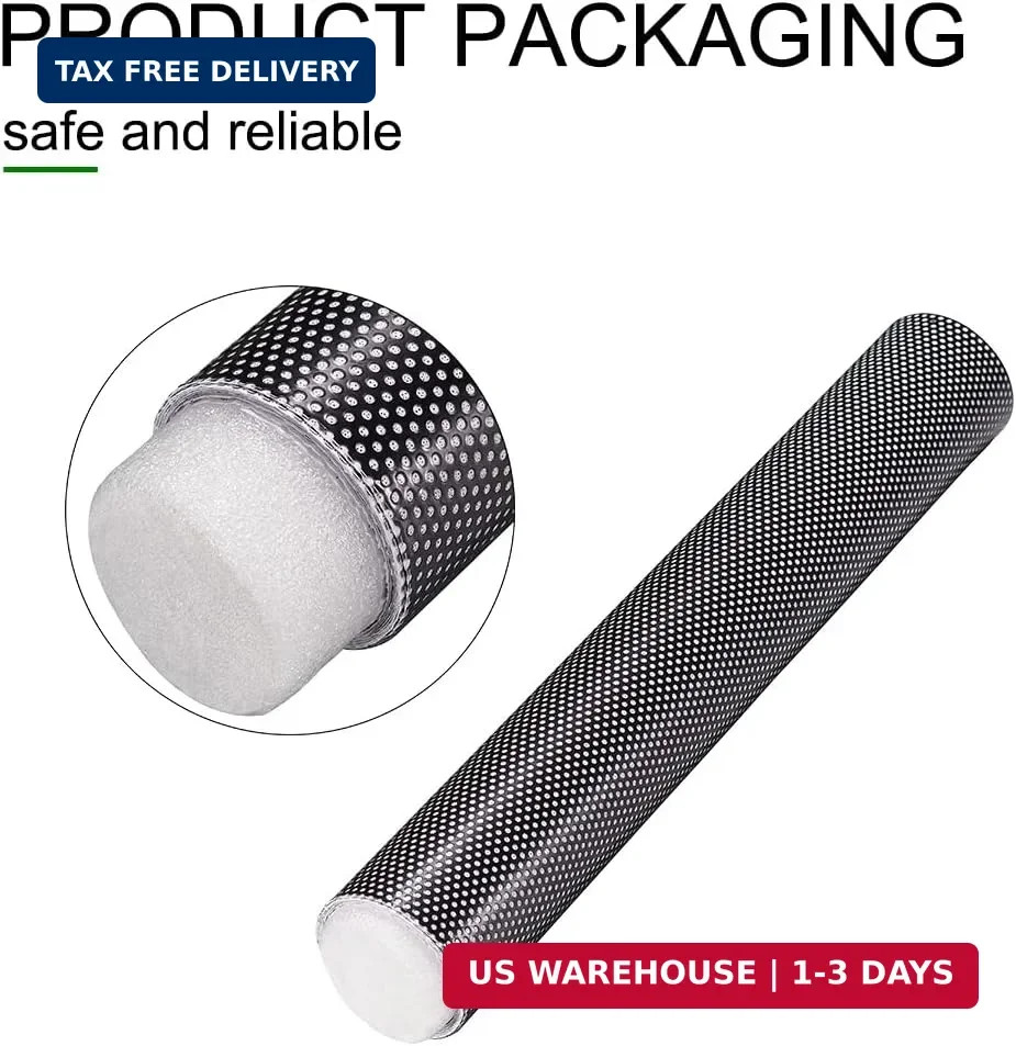 XhuangTech One Way Privacy Window Film,Perforated Vinyl Window Film,Self Adhesiv