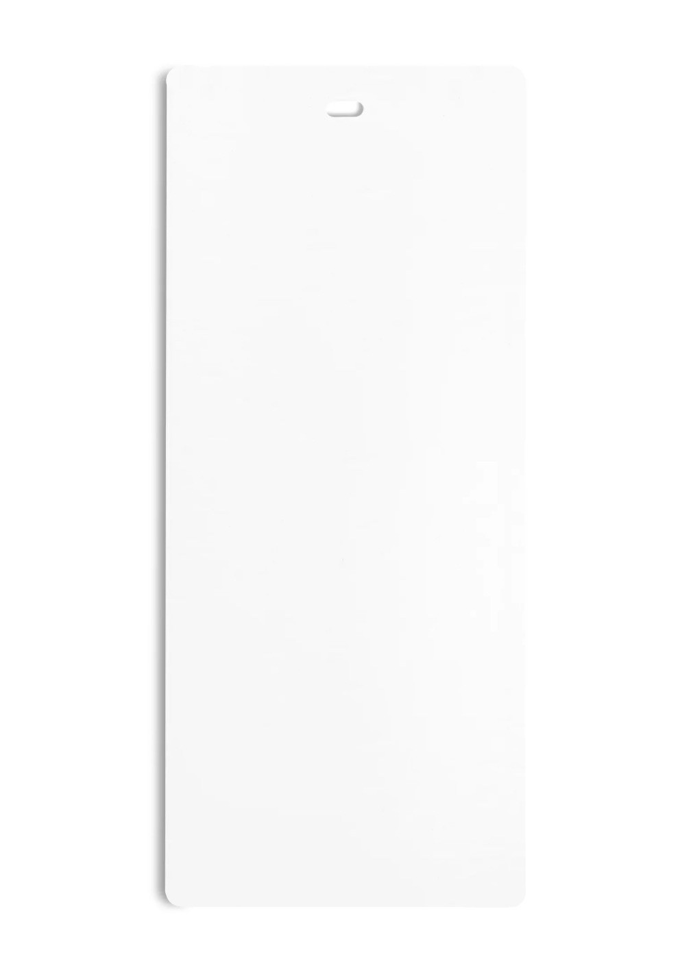 DALIX PVC Vertical Blind Replacement Slats White Curved Smooth 58.5” L 3.5” W
