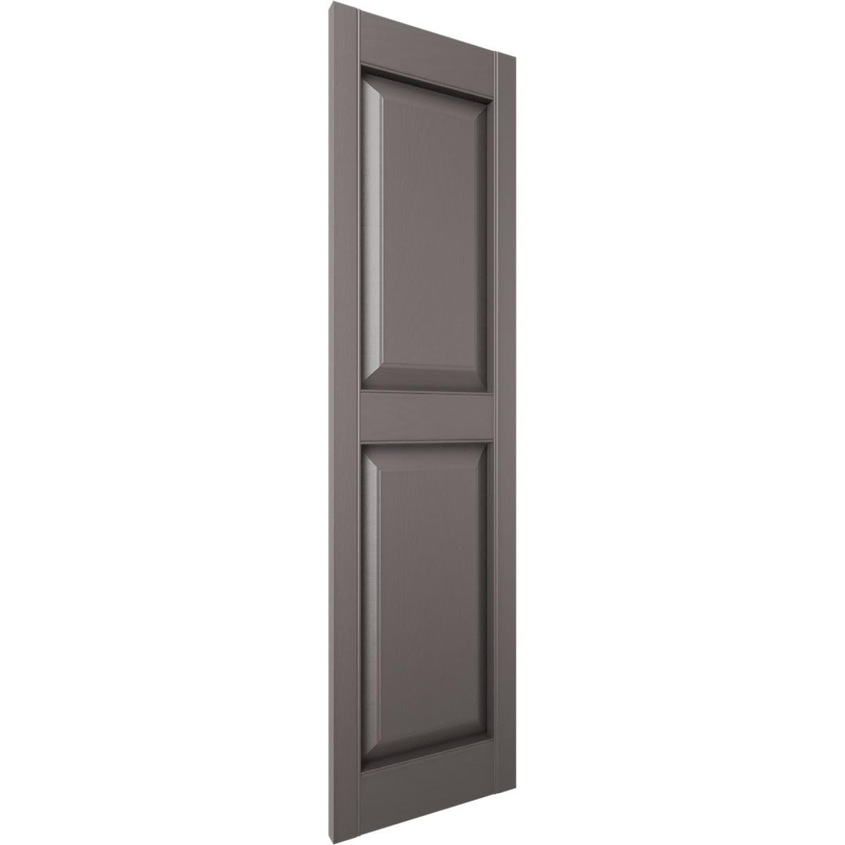 Builders Edge 14.5 in. W x 60 in. H, Custom Two Equal Panels, Raised Panel Sh…