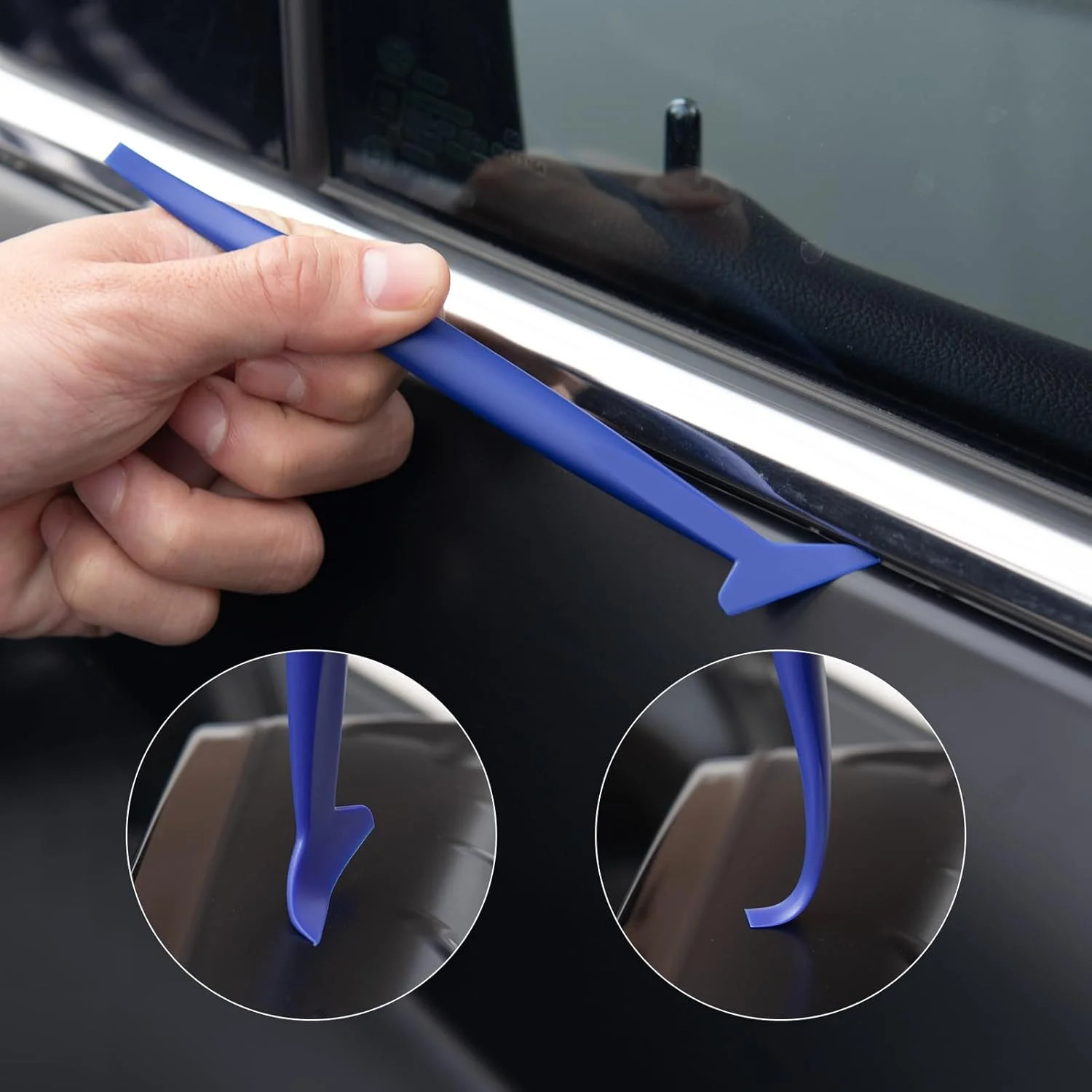 Amzdepot Window Tint Kit, Professional Car Wrap Kit | Felt Squeegee and Felt Rep