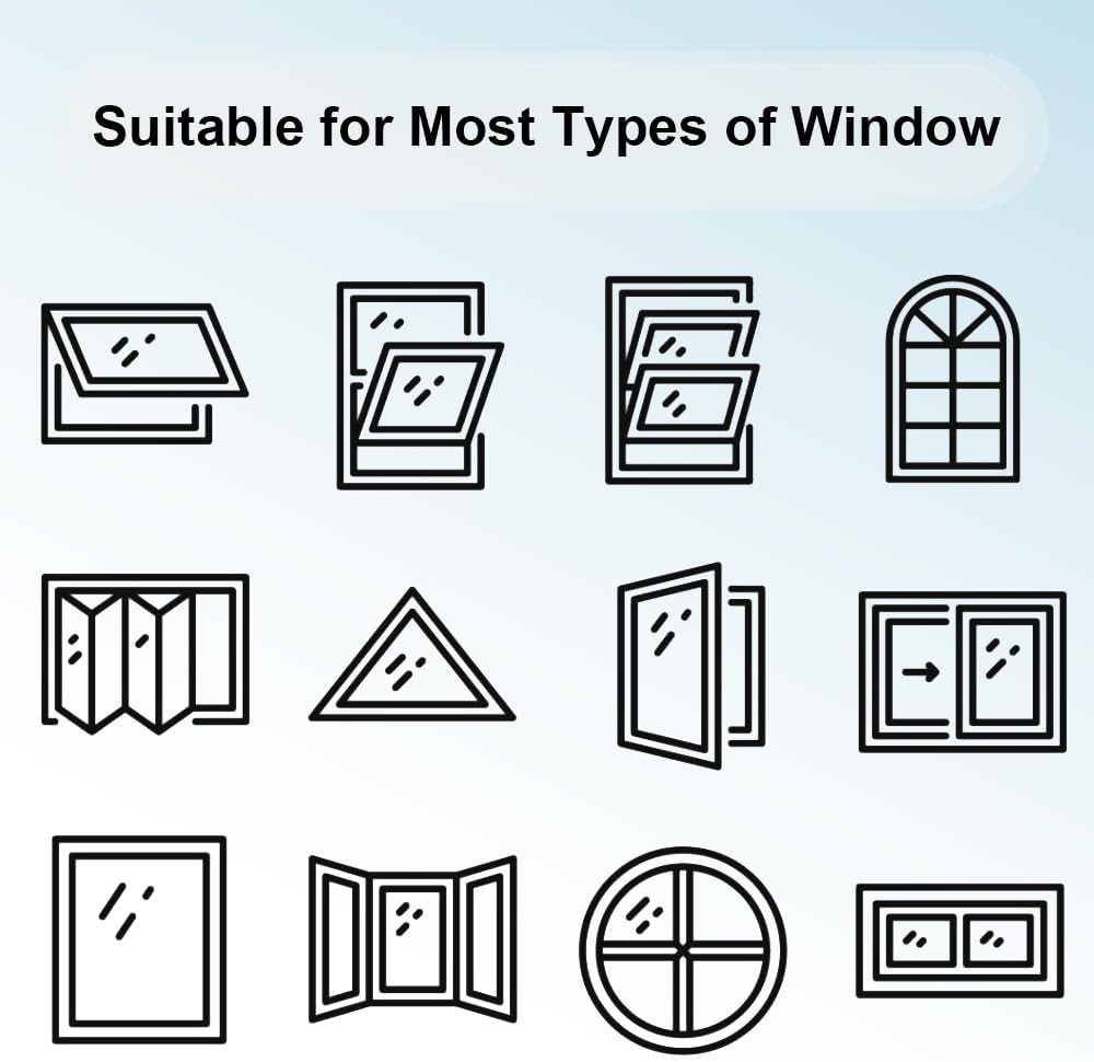 Non-Adhesive Stained Glass Window Film – UV Blocking & Easy Install, 16.9 x 39.4