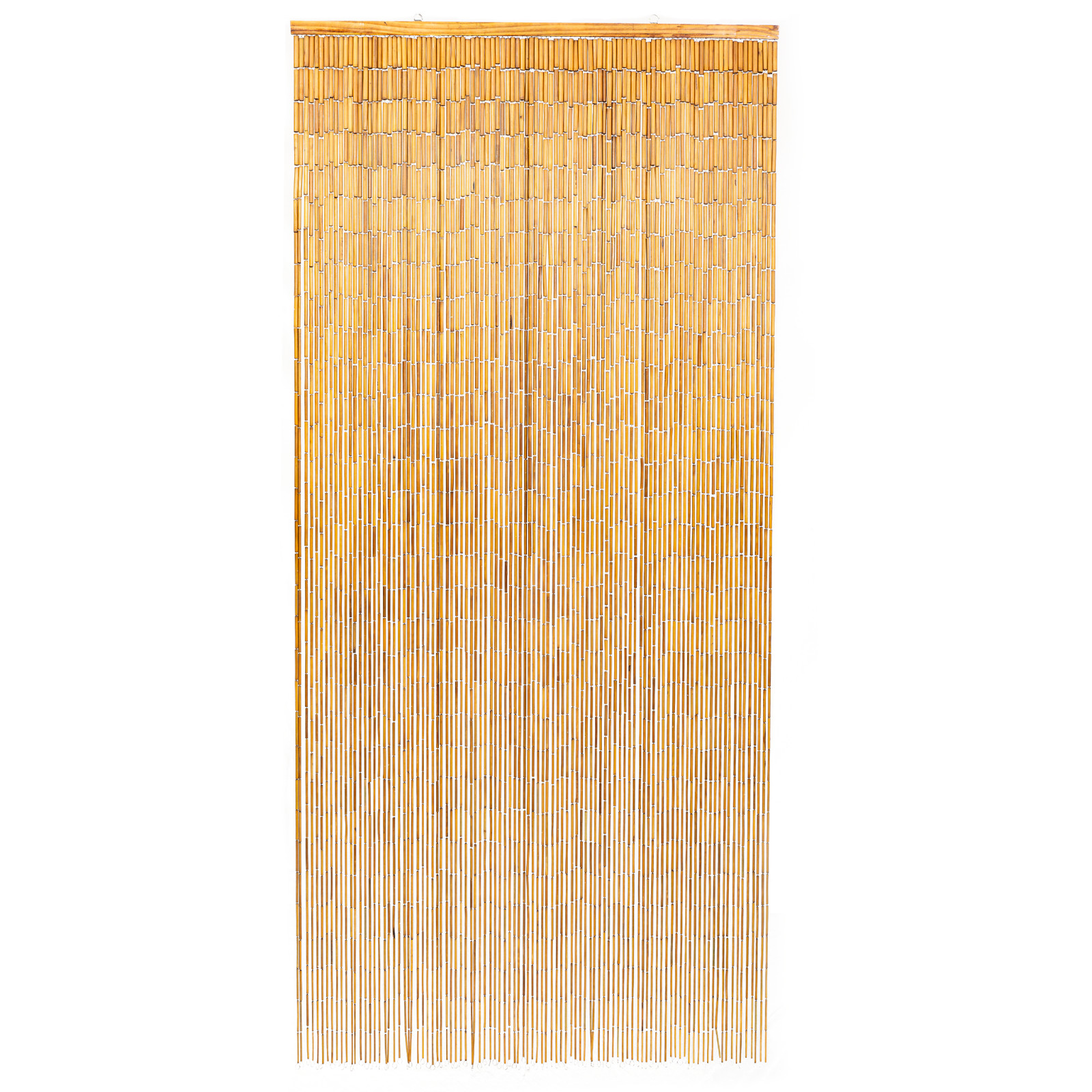 Handmade 90 Strand Bamboo Curtain – 36″ x 79″ Inch Doorway Curtain– Natural Room