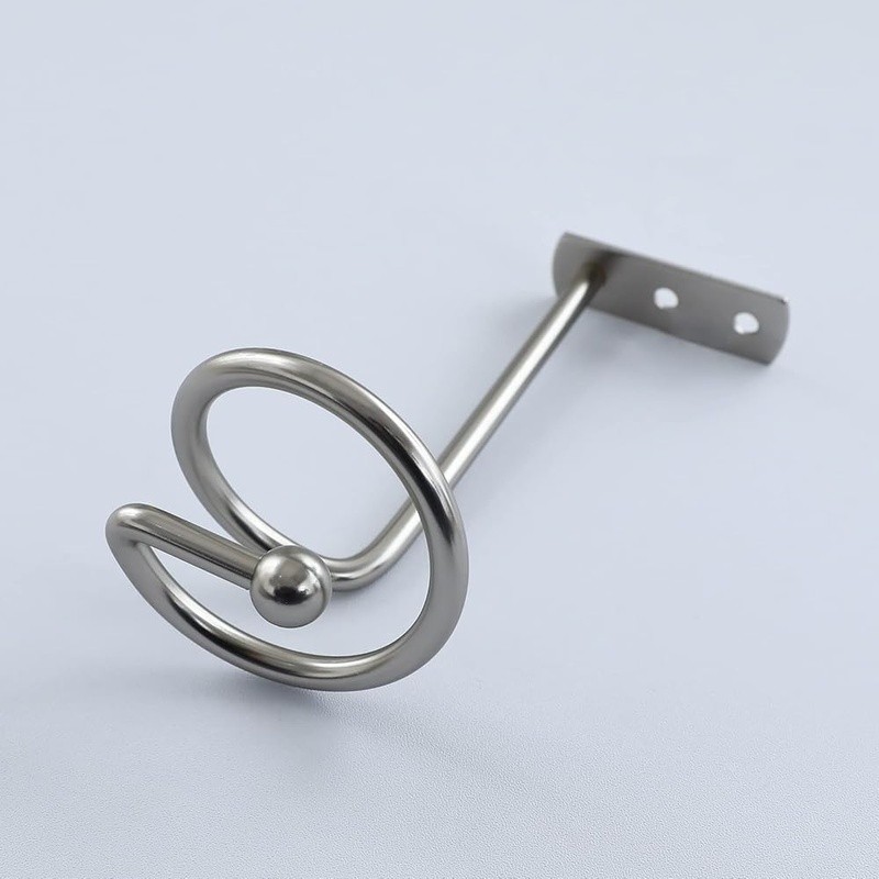 Heavy Duty Vintage Curtain Holdback Metal Mounting Hardware Classic Design New