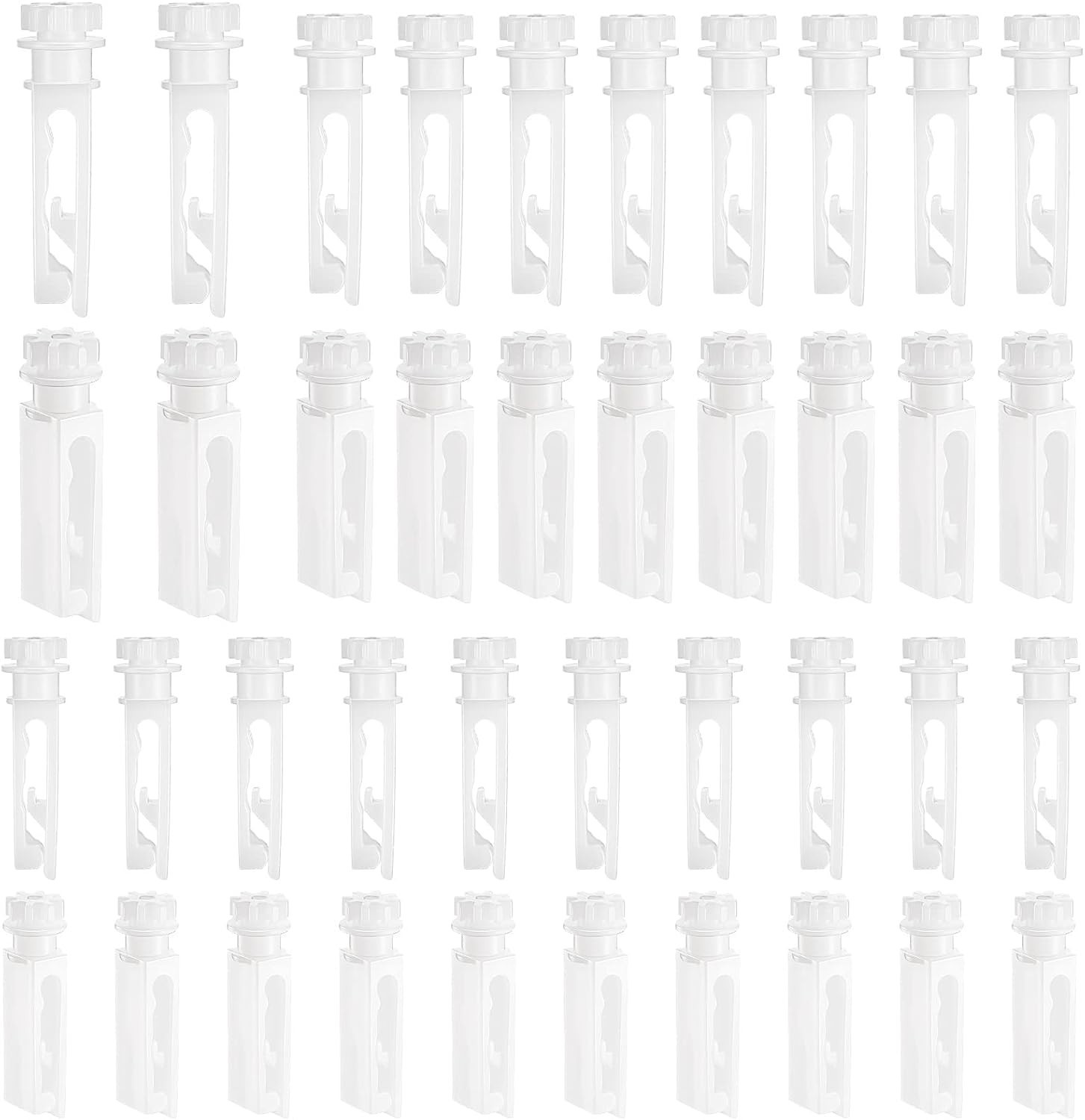 40 Lightweight Vertical Blind Components – Invisible & Water-Resistant Design