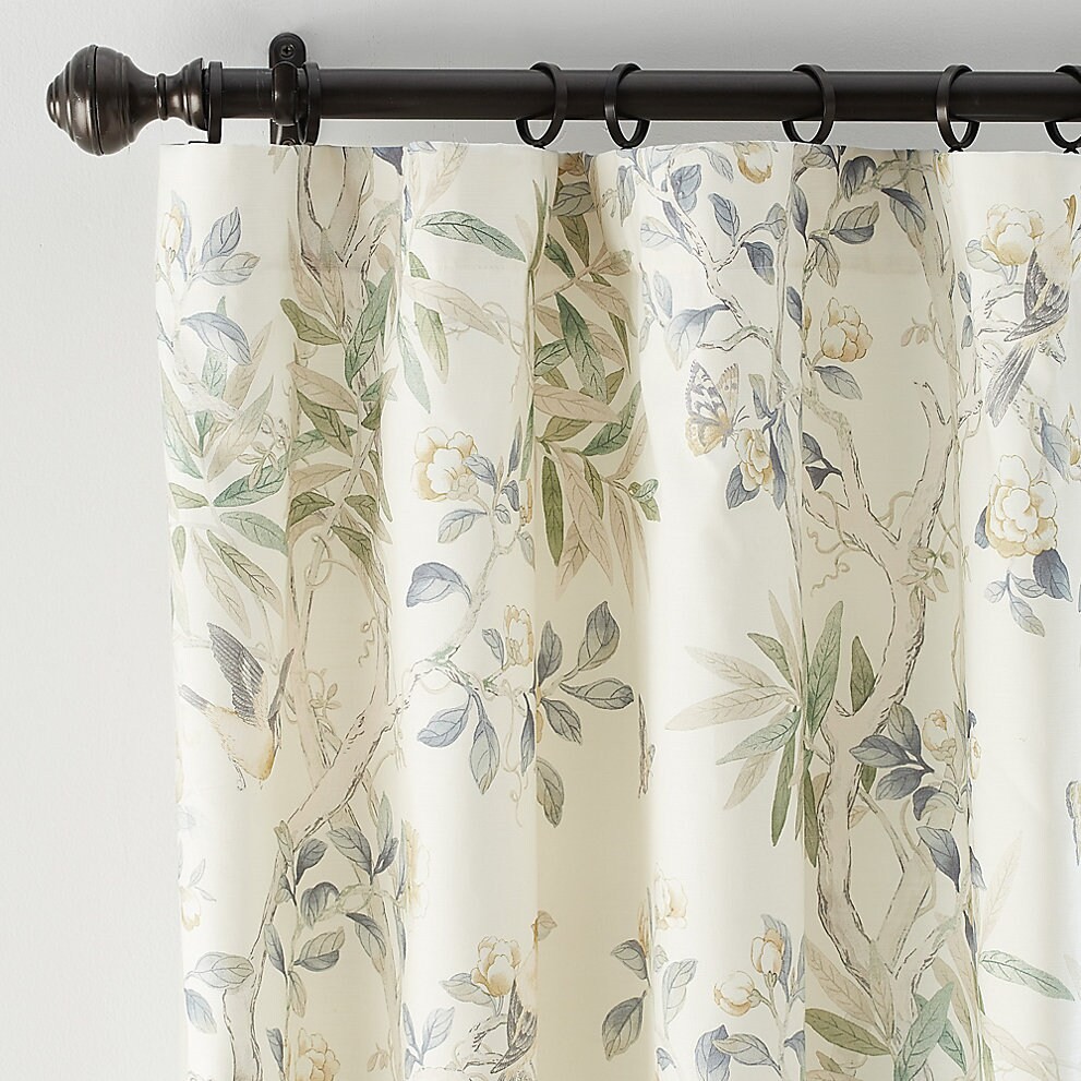 Ballard Designs Momoko Floral Drapery Panel…
