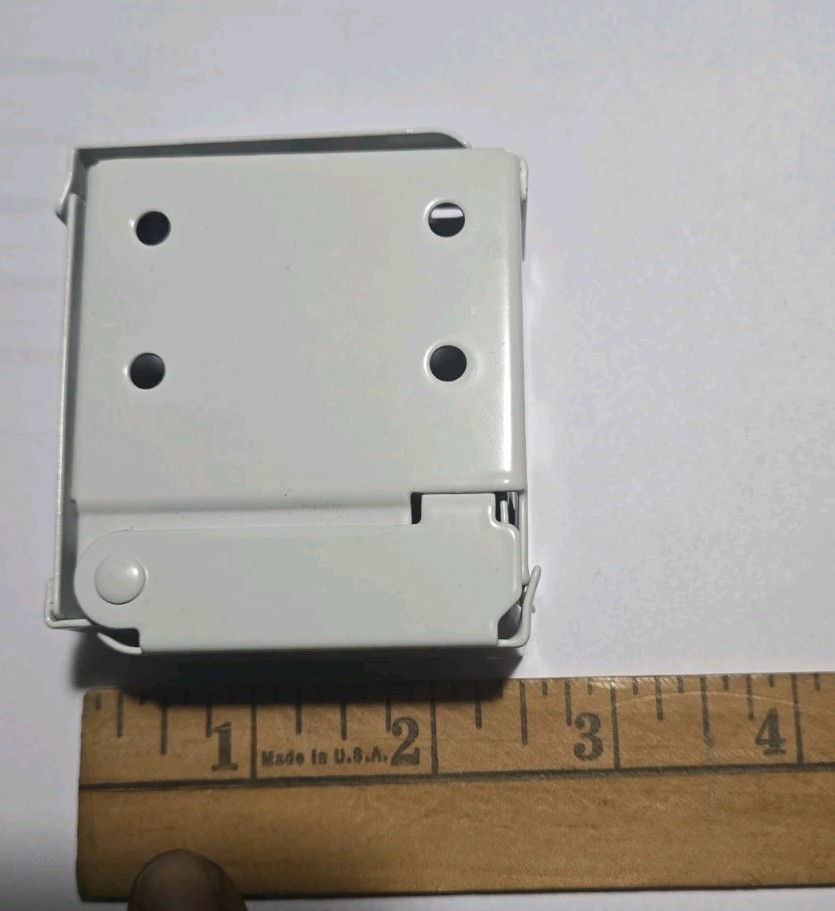 2 Sets-Mounting Brackets for 2″ Horizontal Blinds in White for Faux or Real Wood