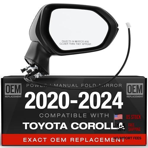 Replacement – Compatible with 2020-2024 Toyota Corolla Passenger Side Mirror
