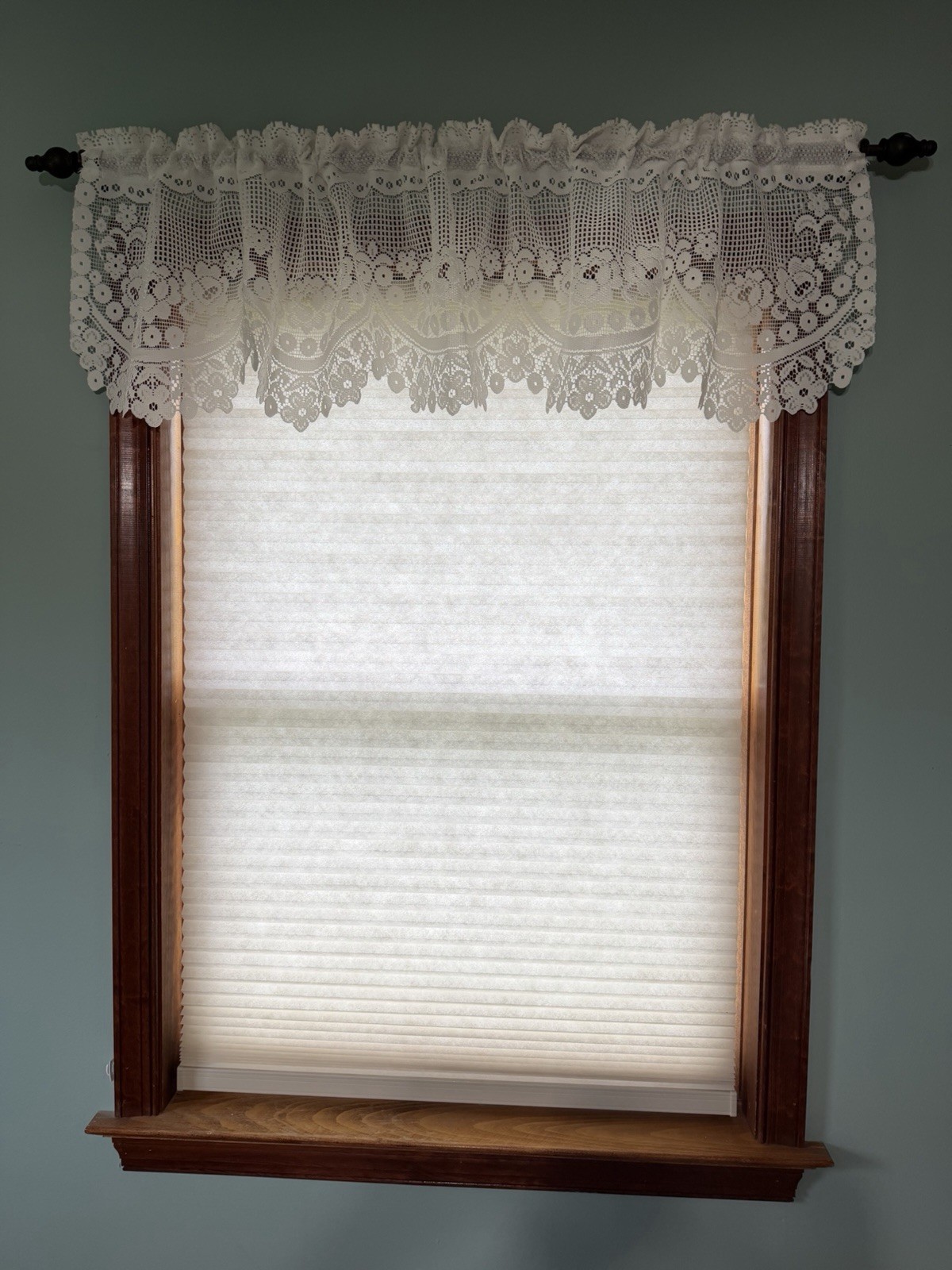 Heritage Lace Off White Valance 60” X 16” New American Beauty Insert Valance New
