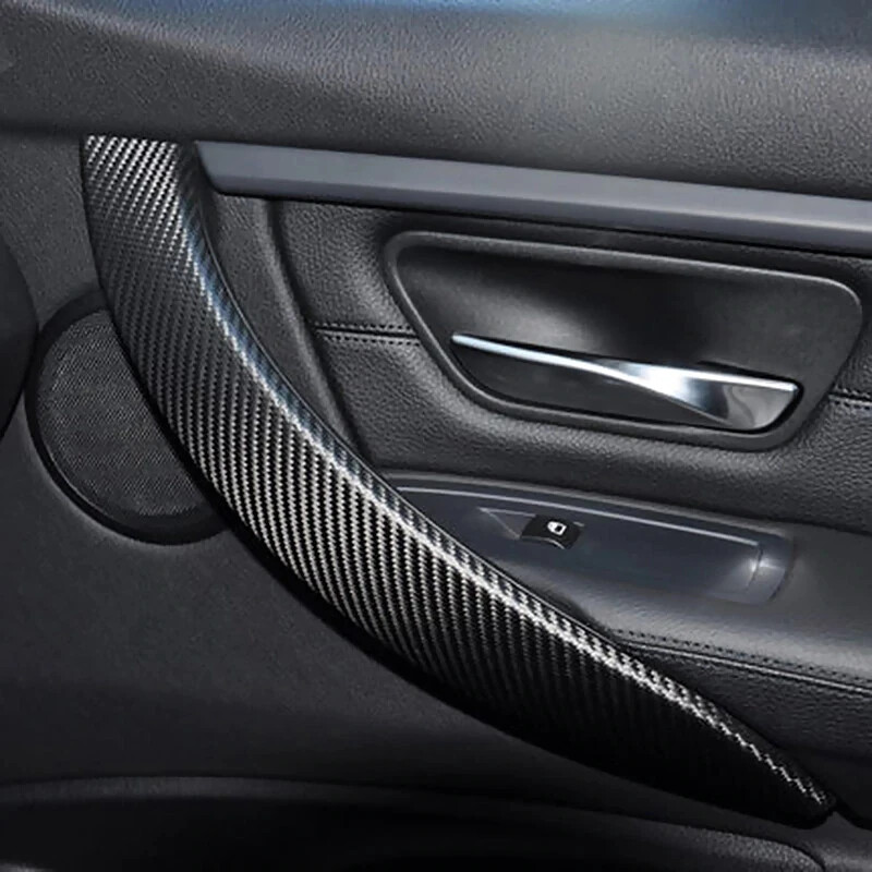 Anti Scratch Car Door Sill Protector Stickers Nano Carbon Fiber DIY Paste Strip