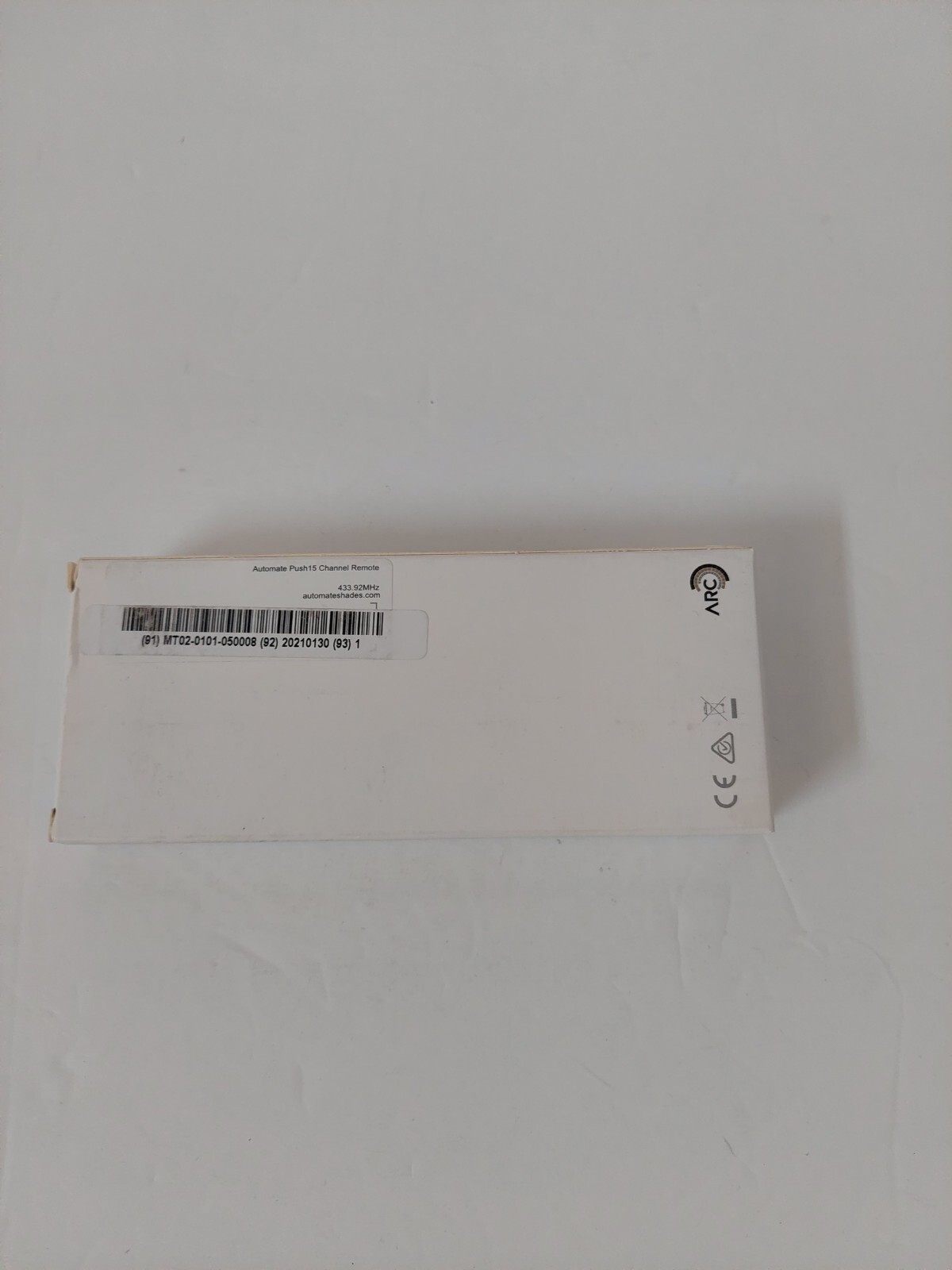 Rollease Acmeda Automate Push 15 Channel Remote Black #MT02-0101-050008 433.92MH