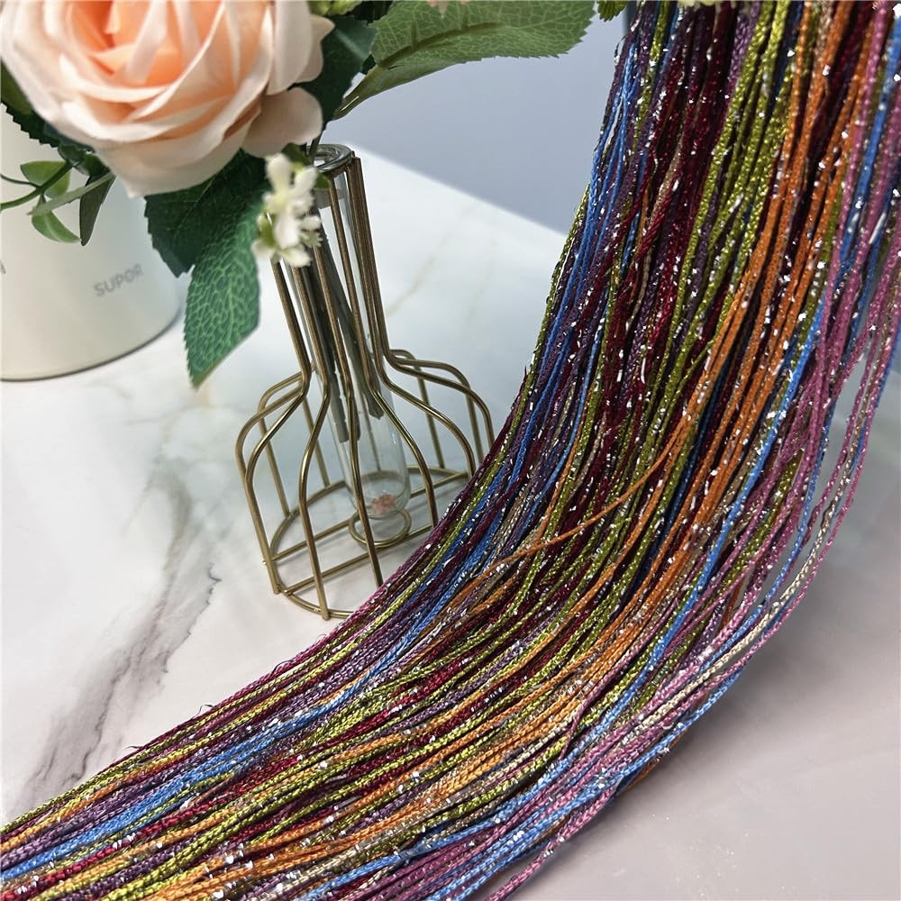 Decorative Door String Curtain Wall Panel Fringe Window Room Divider Blind Di…