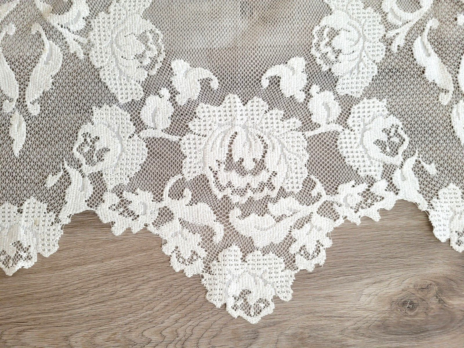 Heritage Lace Window Panel Valance Off White 60″ x 20″