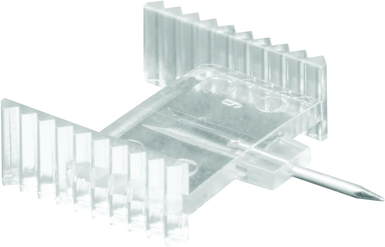 Pri me-Line L 5892 Window Grid Retainer, Clear Plastic (6 Pack)