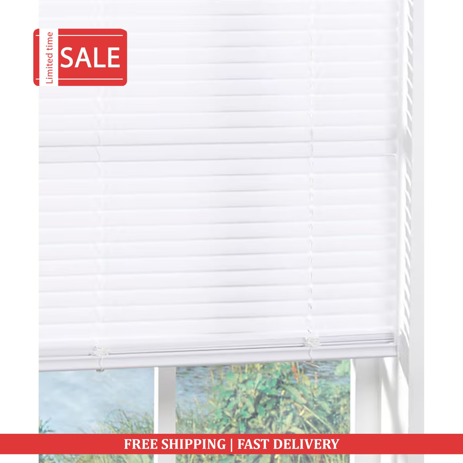 Window Shades – Cordless Mini Blinds Ajustabel to 64″ Long – 23″ Wide – 43 Inch