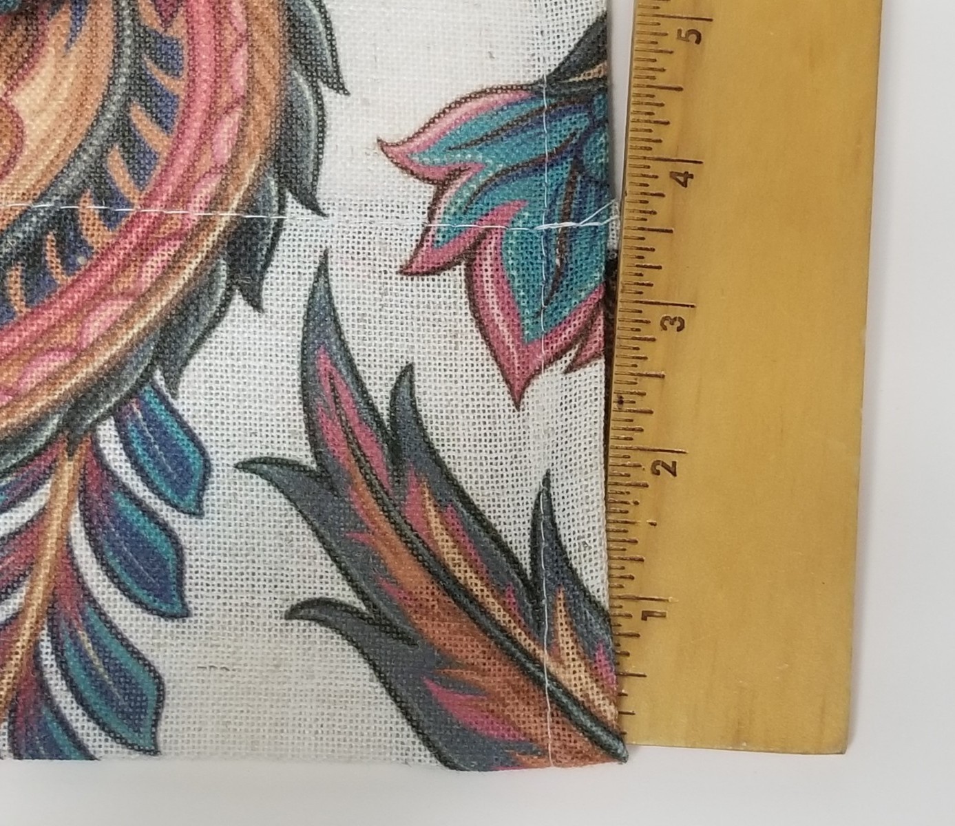 2 Paisley Window Valances Legend And Main Large Rod Pocket 50in x 18in New