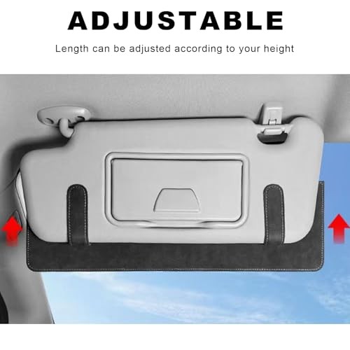 Sun Visor Extender for Car, Anti-Glare Car Visor Extension Sun Blocker Gray