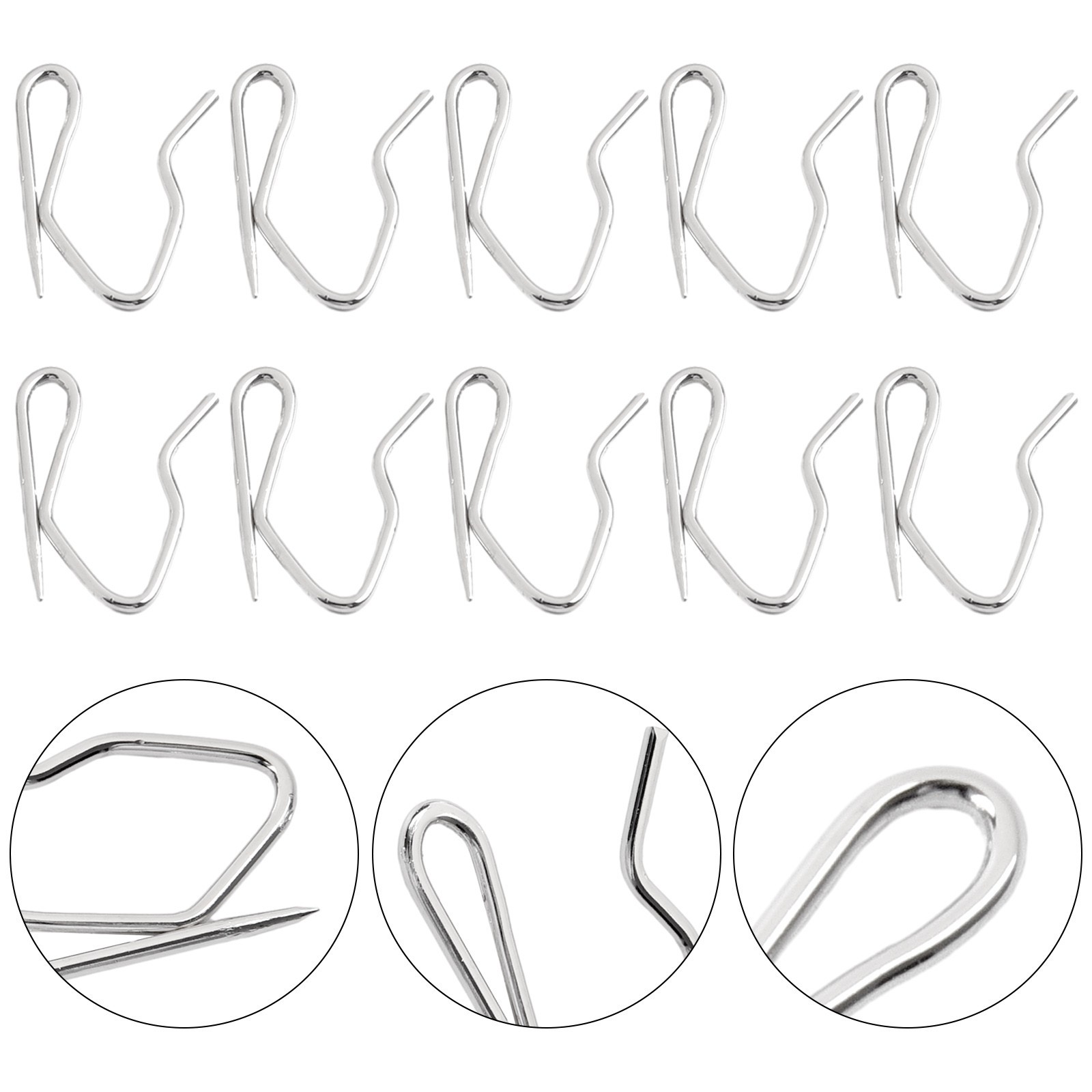 2022 for Brand New High Quality Hook Silver Zinc 34mm X 24mm Metal Pin Pinch
