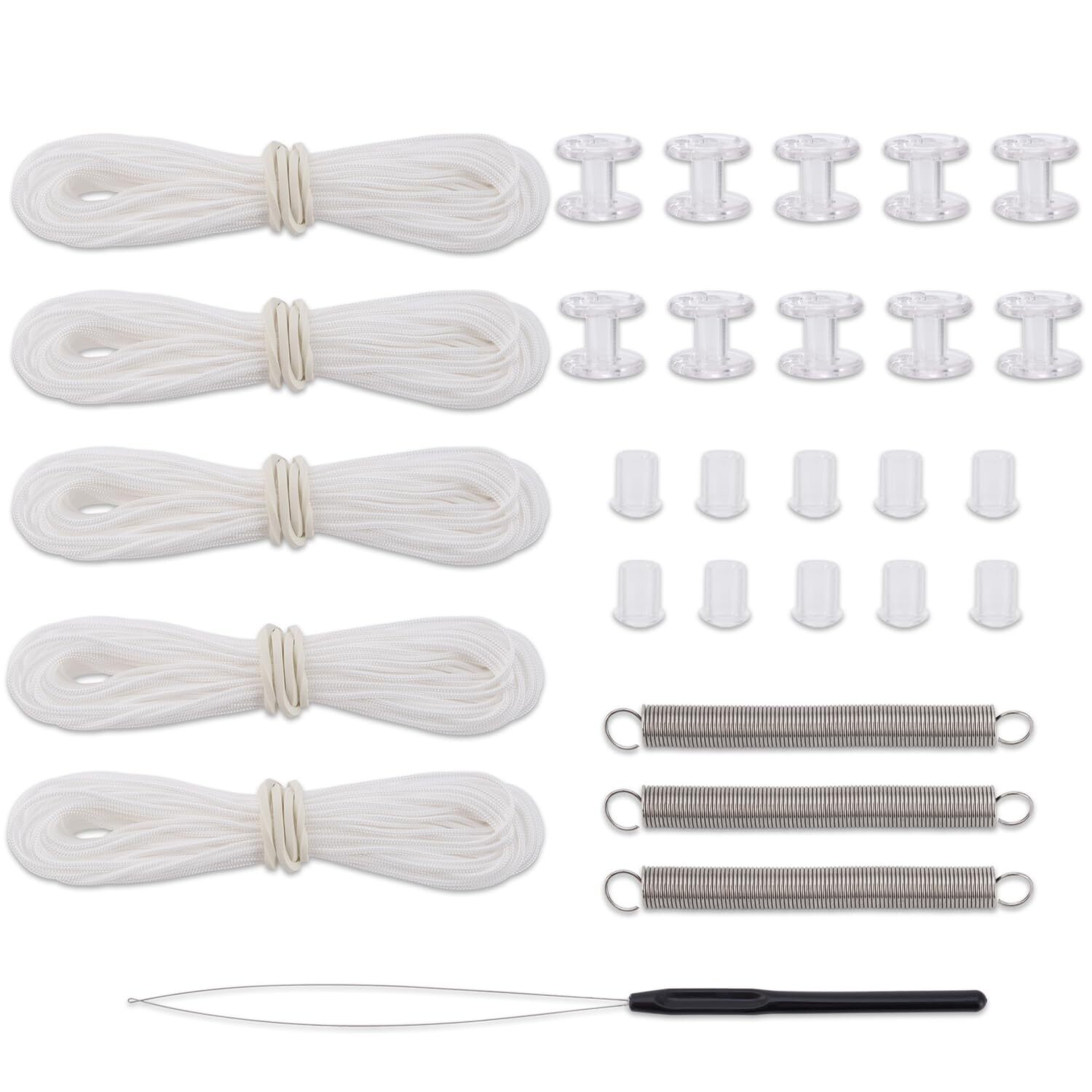 RV Shade Repair Kit Day Night Pleated Shade Restringing Kit White