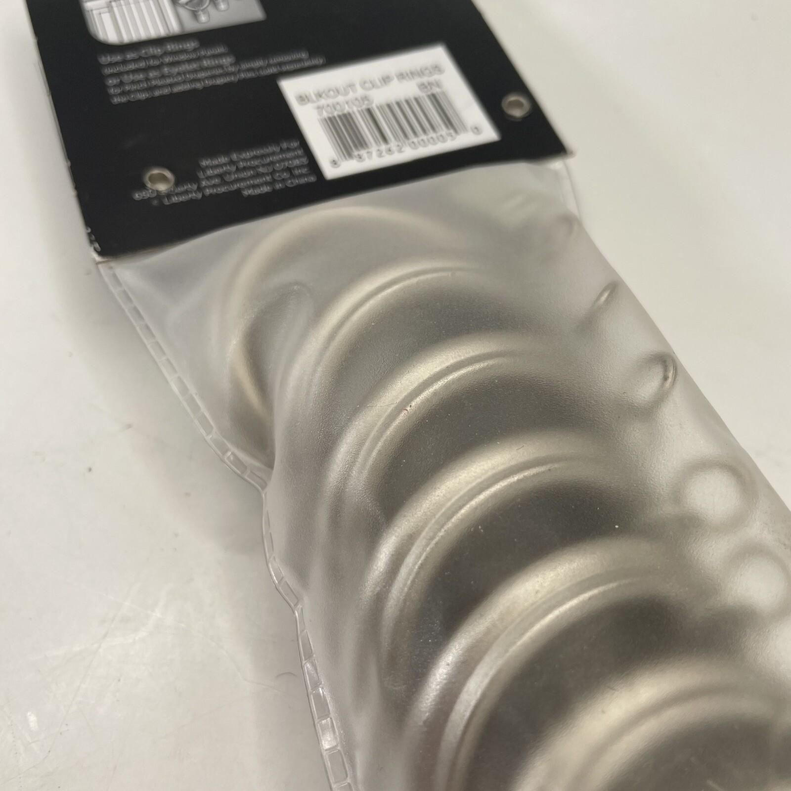 (7-Pk) Total Blockout Clip Rings Brushed Nickel 1 1/4-In 69497803