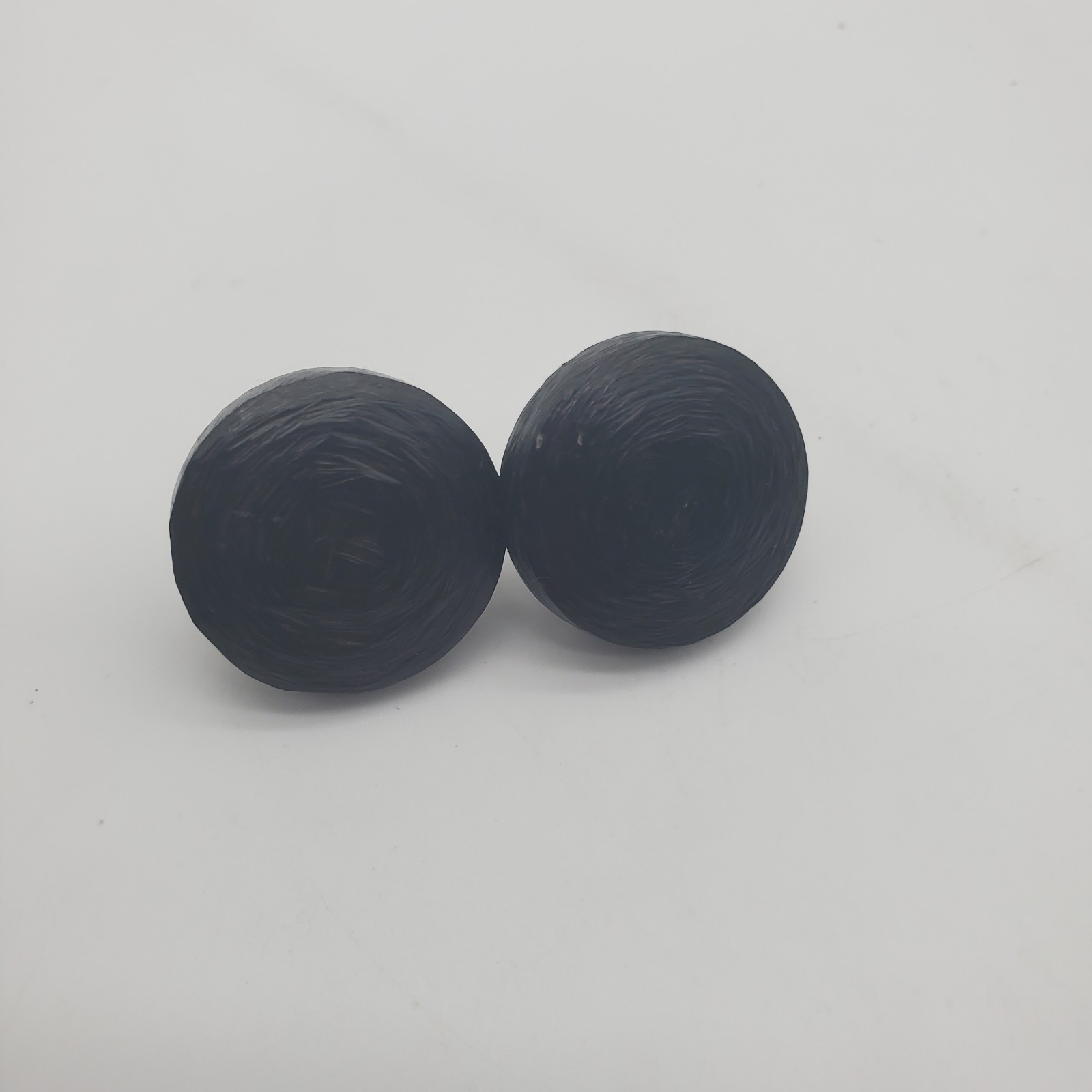 Pottery Barn Endcap Finials 1.25″ Cast Iron (Set of 2) Scuffs