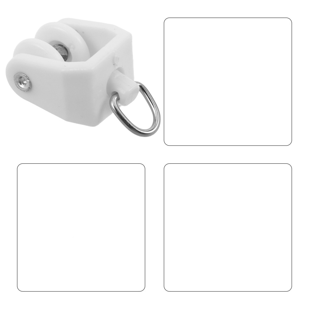 140 Pcs Drapery Rail Gliders Track Rollers Ceiling Mounted Curtain Rails