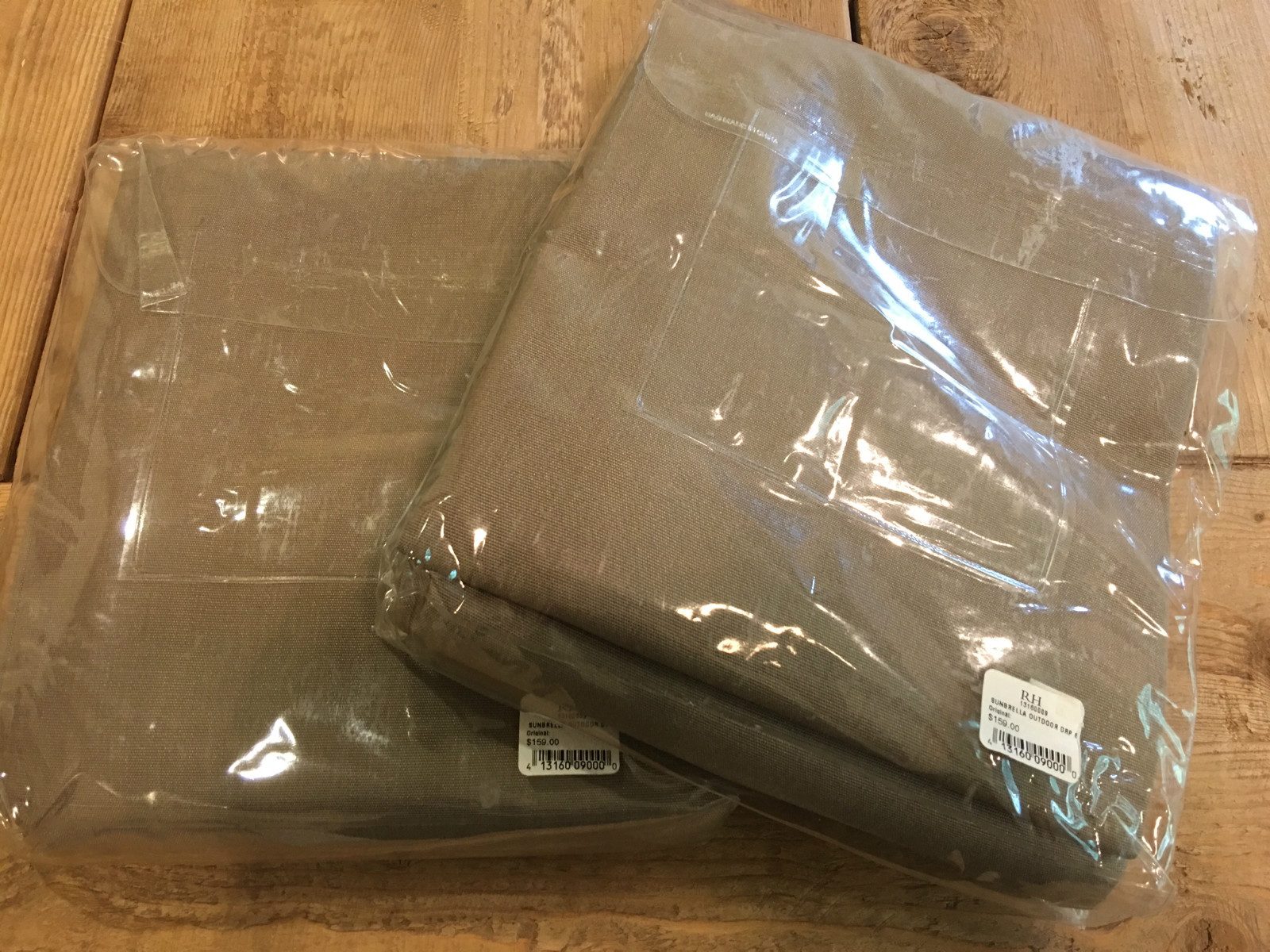 RH Restoration Hardware SUNBRELLA outdoor drapery GREY 84″ GROMMET Free Shipping