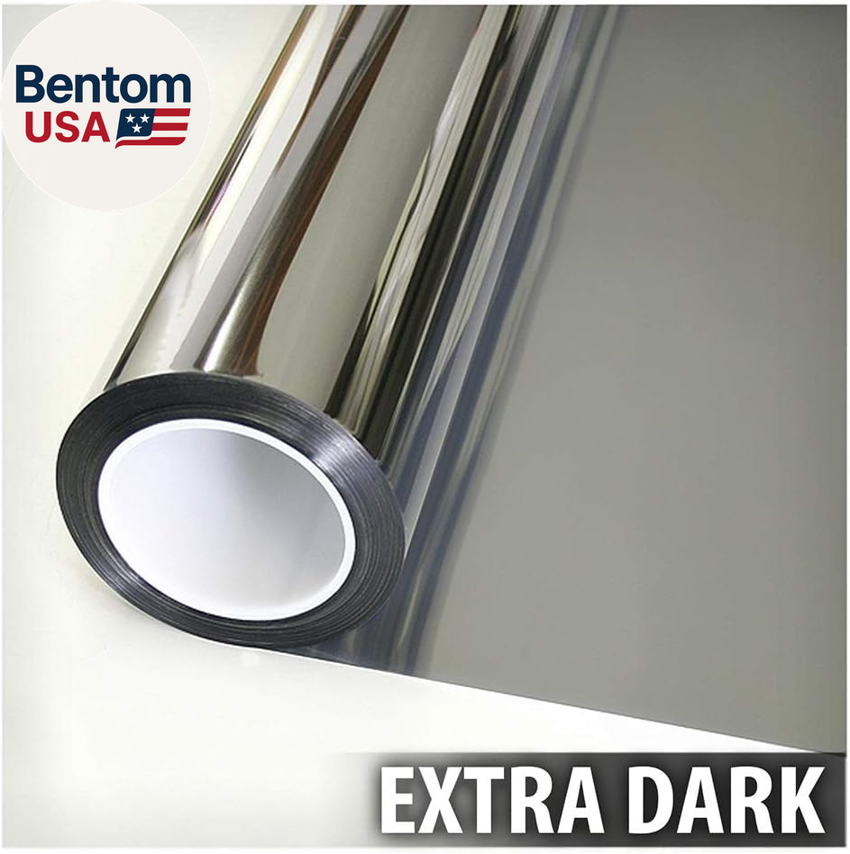 S05 Window Film Daytime Privacy and Heat Control Mirror Silver 5 (Very Dark) – 3