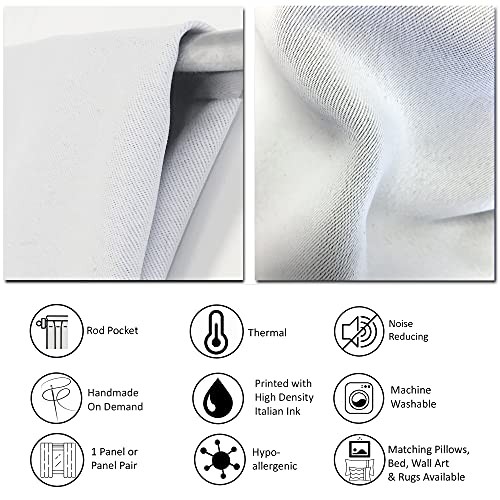 Blackout Curtains ‘Retro Pastel Circular 52″W x 84″L (Pack of 1) 24360bk
