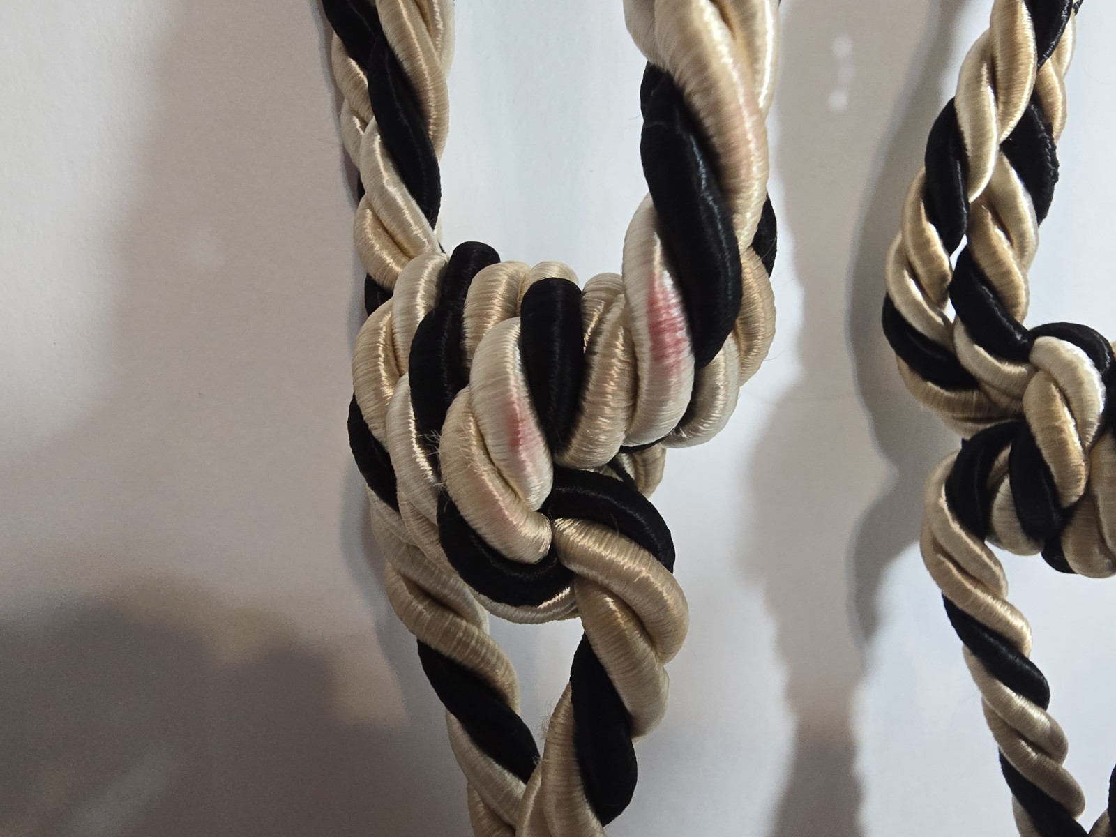 Fancy Large Curtain Tie Back Tassels Gold/Black Color