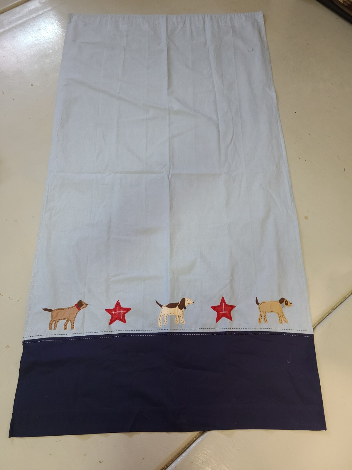Pottery Barn Kids “Dogs” Lined Drape Panel 44 X 84 – 1 Panel