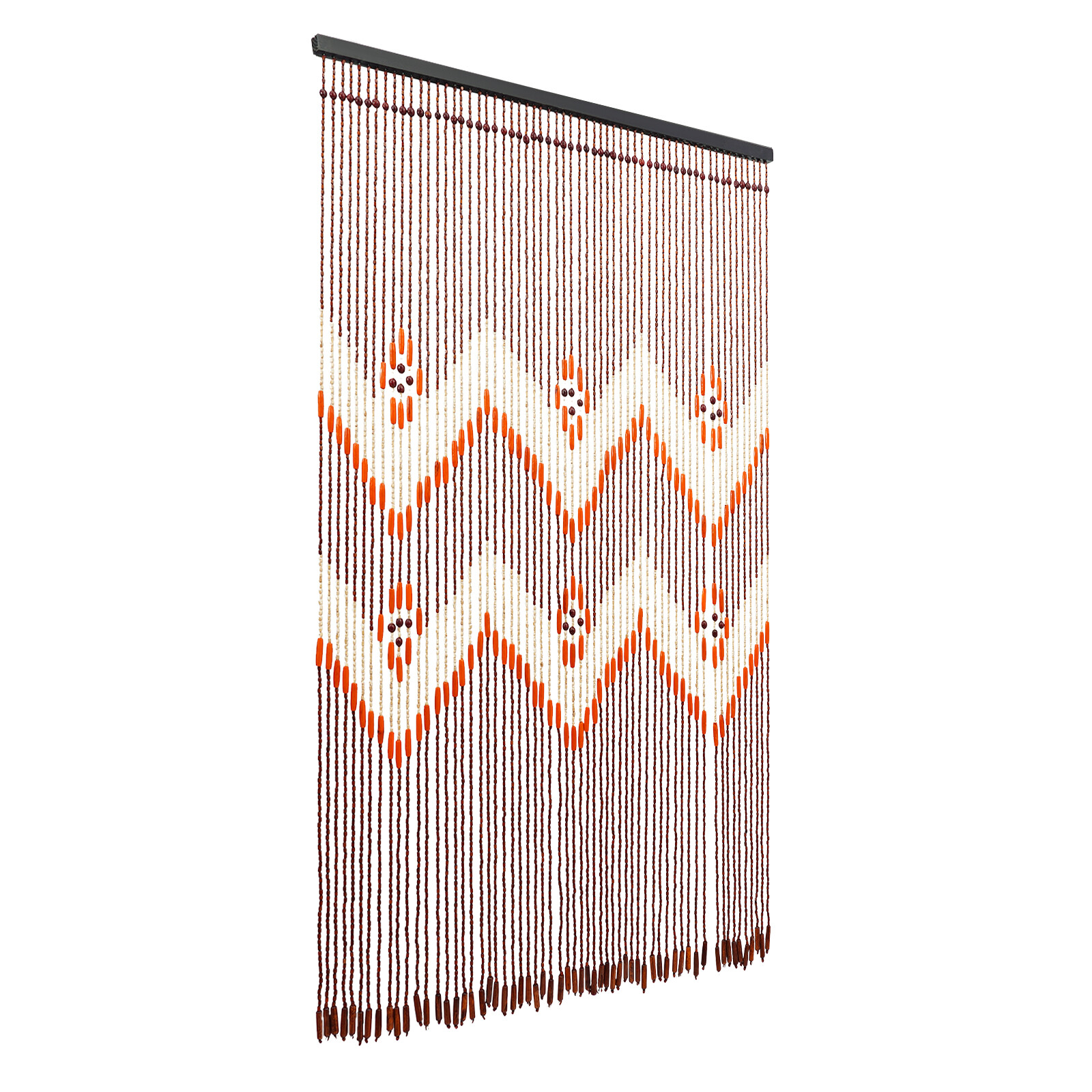 Wavy Shape Door String Curtains for Doorways Bamboo Door Curtain Privacy Decor