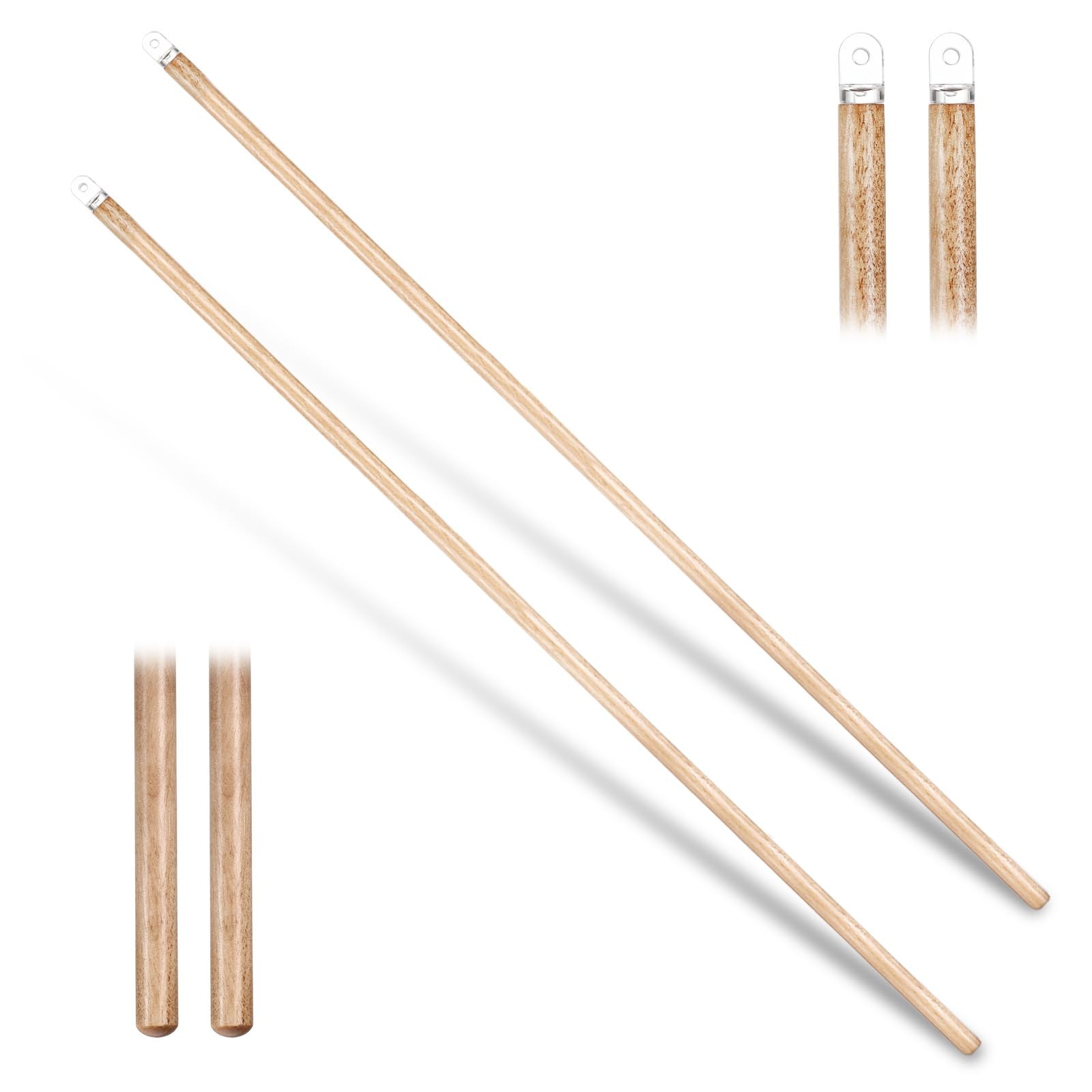 Bokon 2 Pieces Blind Wand Vertical Blinds Stick Replacement with Hook and Han…